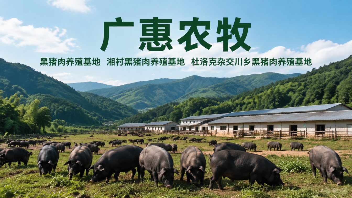 菏泽年出栏黑猪10万头+